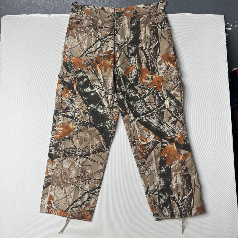 Outfitters Ridge Pants Mens 42x30 Brown Camo Cargo Hunting Outdoor Workwear